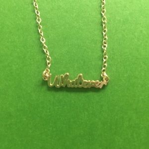 Kris Nations Whatever charm necklace